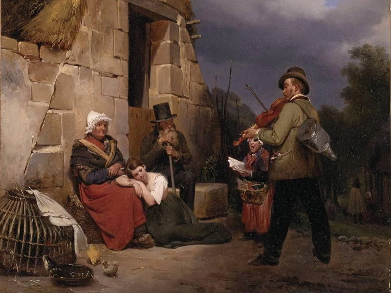 1799-Auguste-Xavier Leprince - Il mercante di canzoni - Museum of European and Mediterranean Civilisations, Marseille